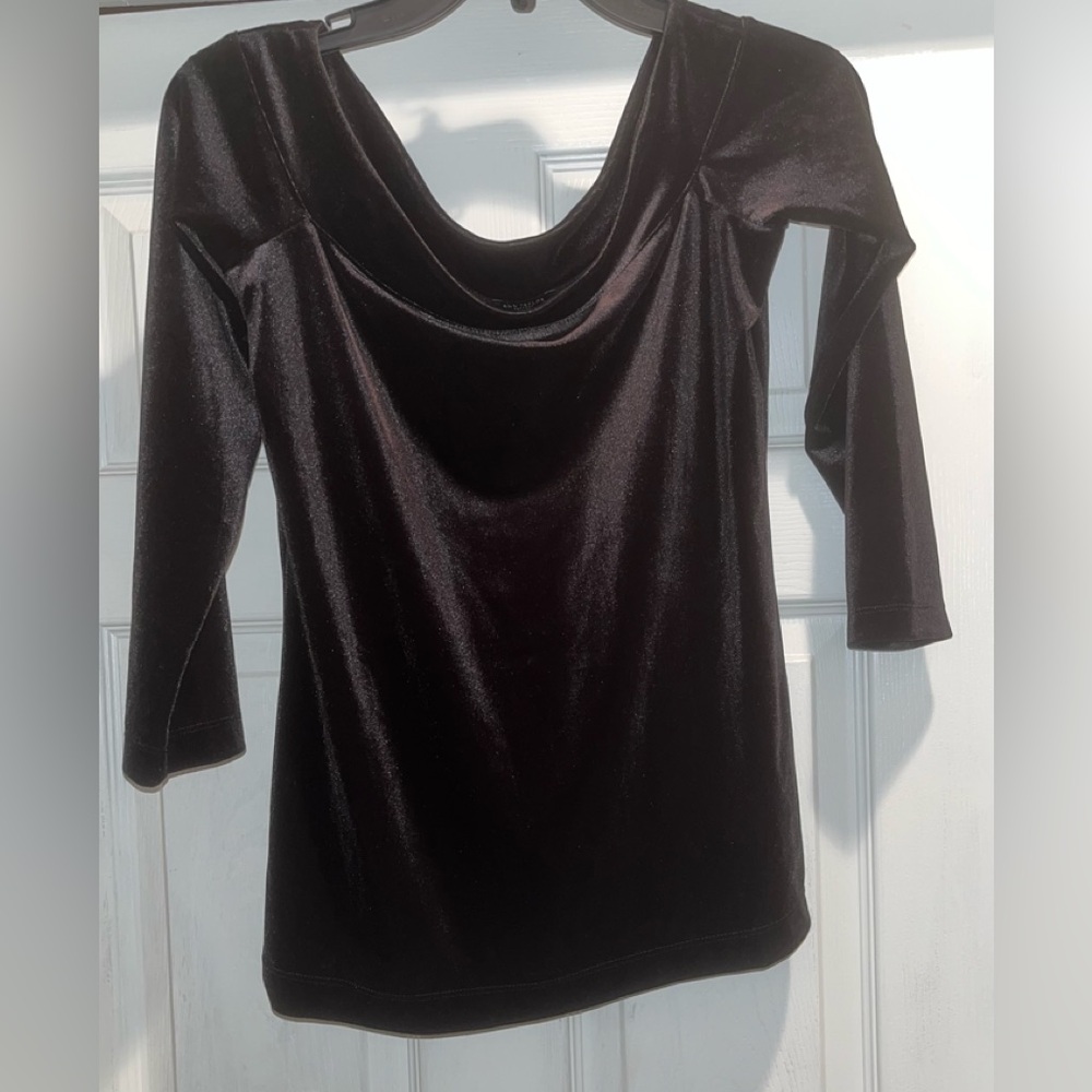 Ann Taylor Factory Black Top, Size MP